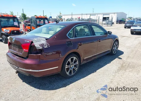 2012 Volkswagen Passat 2.0L Tdi Sel Premium z USA, uszkodzony, nr VIN 1VWCN7A35CC110462